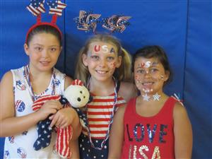 Last summer fun at camp - Red White & Blue Week